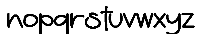 Winter Honeymoon Font LOWERCASE