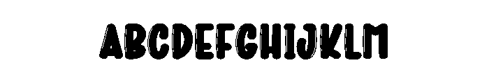 Winter Lucky Font UPPERCASE
