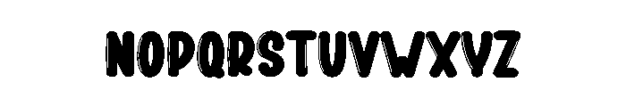 Winter Lucky Font LOWERCASE