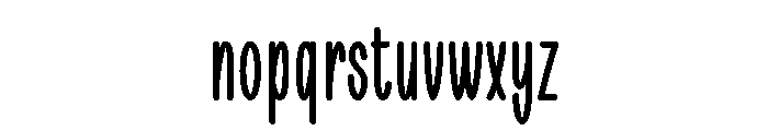 Winter Marisa Regular Font LOWERCASE