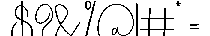 Winter Newyear Font OTHER CHARS