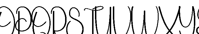 Winter Newyear Font UPPERCASE