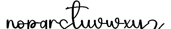 Winter Newyear Font LOWERCASE