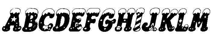 Winter Noela Italic Italic Font UPPERCASE