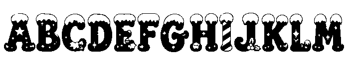 Winter Noela Font UPPERCASE