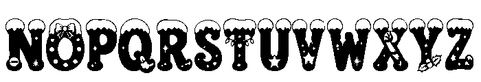 Winter Noela Font UPPERCASE