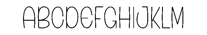 Winter Nothing Font UPPERCASE