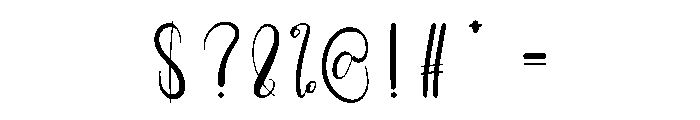Winter Savana Font OTHER CHARS