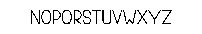 Winter Scape Font LOWERCASE