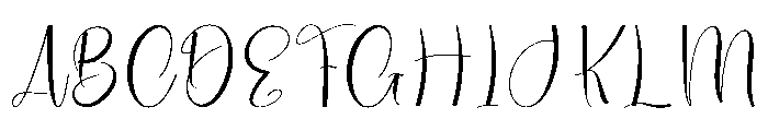 Winter Seasons Font UPPERCASE