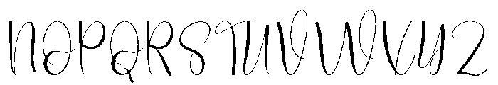 Winter Seasons Font UPPERCASE