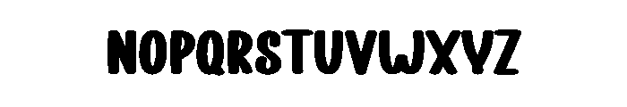 Winter Sectione Font LOWERCASE