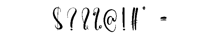 Winter September Font OTHER CHARS