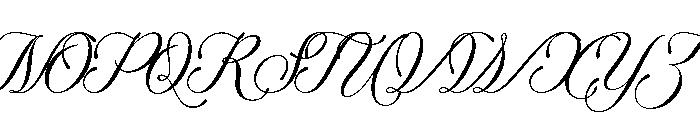Winter Solace Regular Font UPPERCASE