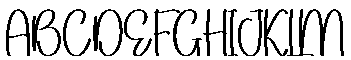 Winter Solitude Font UPPERCASE