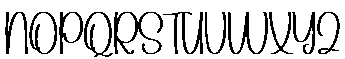 Winter Solitude Font UPPERCASE
