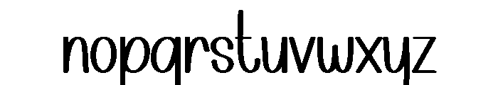 Winter Solitude Font LOWERCASE