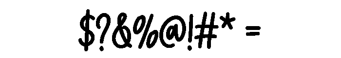 Winter Stiker Regular Font OTHER CHARS