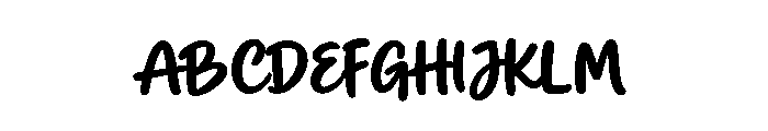 Winter Stiker Regular Font UPPERCASE