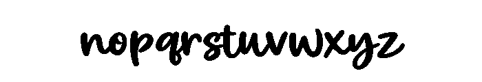 Winter Stiker Regular Font LOWERCASE