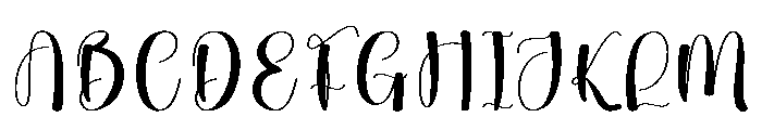 Winter Stocking Font UPPERCASE