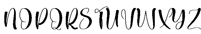 Winter Stocking Font UPPERCASE