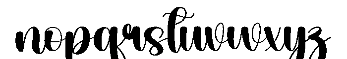 Winter Stocking Font LOWERCASE