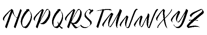 Winter Sweetheart Font UPPERCASE