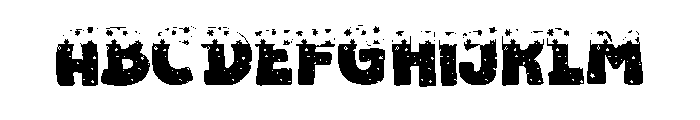Winter Time Font 2 Font UPPERCASE