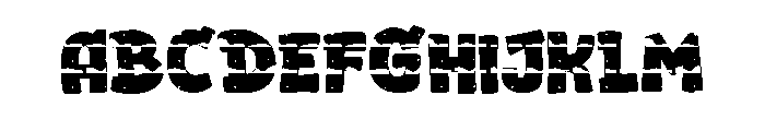 Winter Time Font 3 Font UPPERCASE