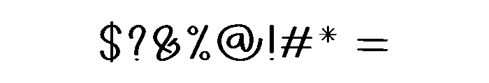 Winter Tracker Font OTHER CHARS