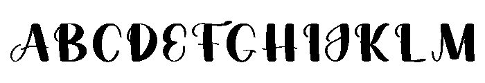 Winter Twilight Font UPPERCASE