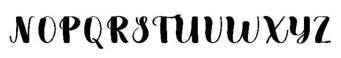 Winter Twilight Font UPPERCASE