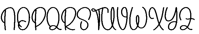 Winter Wednesday Font UPPERCASE