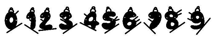 Winter ski Font OTHER CHARS