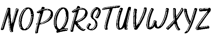 WinterSign-Display Font UPPERCASE