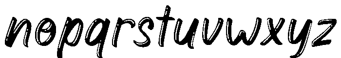 WinterSign-Display Font LOWERCASE