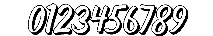 WinterSign-Extrude Font OTHER CHARS