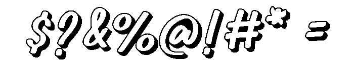 WinterSign-Extrude Font OTHER CHARS