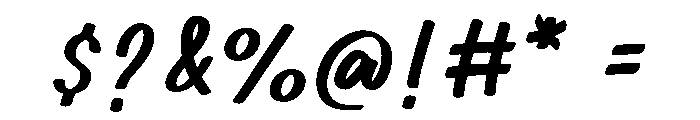 WinterSign Font OTHER CHARS