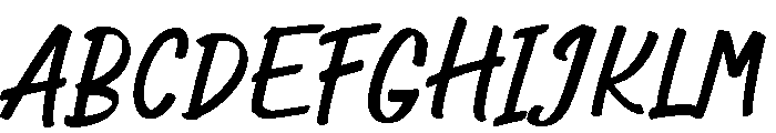 WinterSign Font UPPERCASE