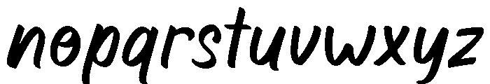 WinterSign Font LOWERCASE