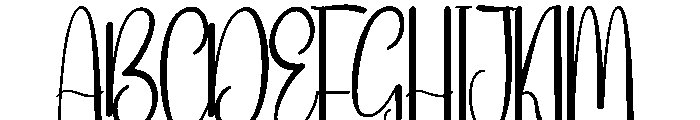 Winterback Font UPPERCASE