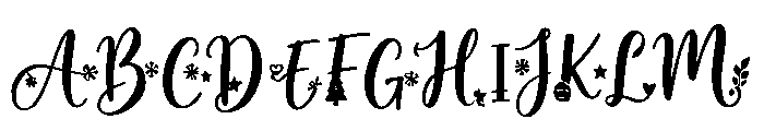 Winterberry_Wish Font UPPERCASE