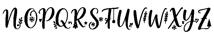 Winterberry_Wish Font UPPERCASE