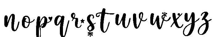 Winterberry_Wish Font LOWERCASE