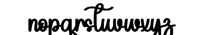 Wintercandy Font LOWERCASE