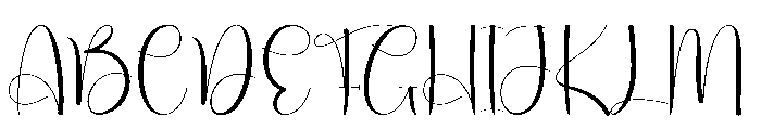Wintercast Font UPPERCASE