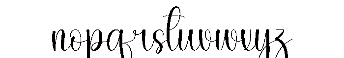 Wintercast Font LOWERCASE