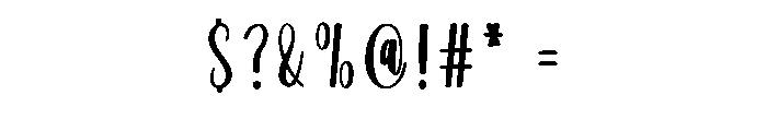 Winterdaily Font OTHER CHARS